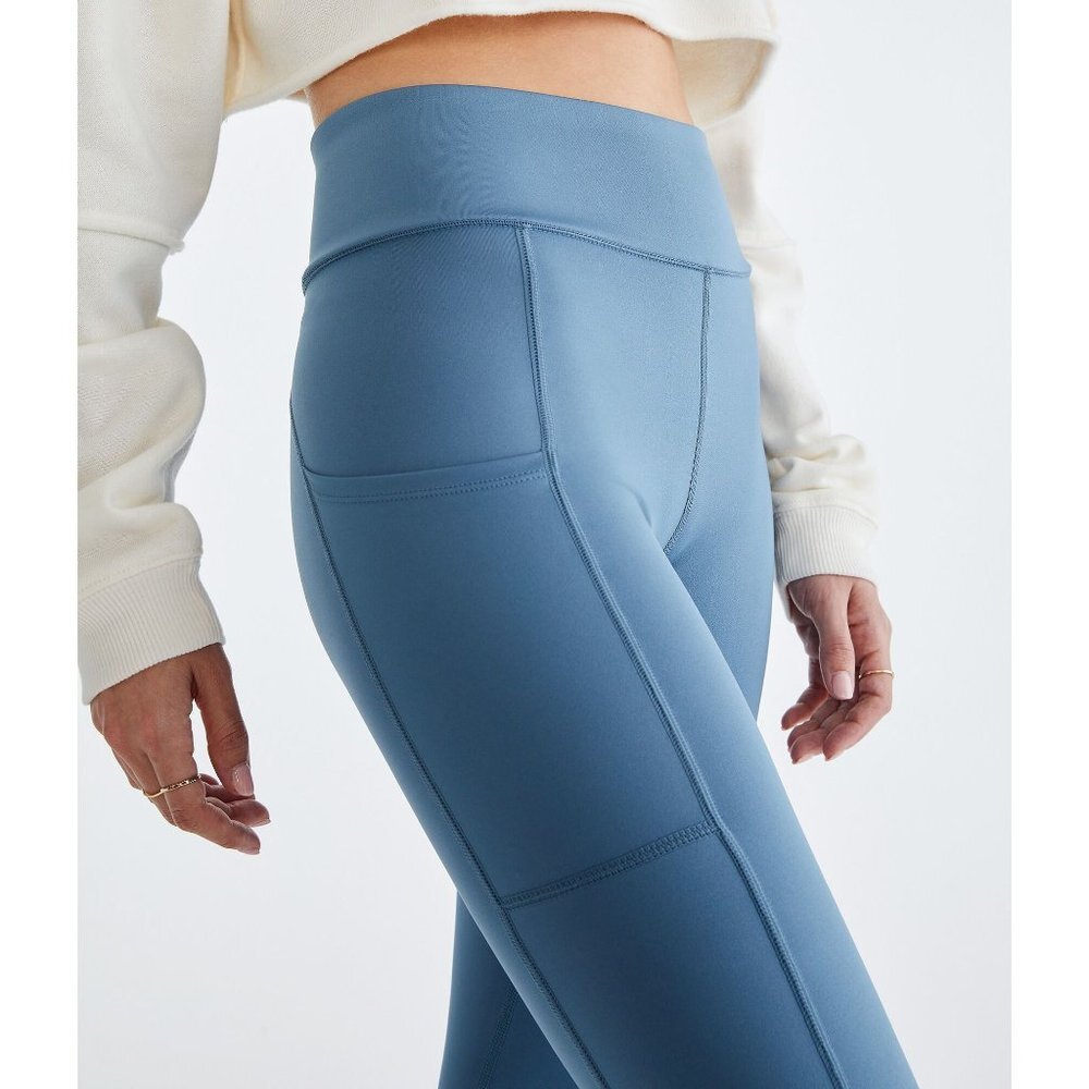 ⚡️Aeropostale Size Medium Slate Blue Flex High-Rise Pocket Leggings